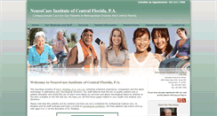 Desktop Screenshot of neurocareinstitute.com